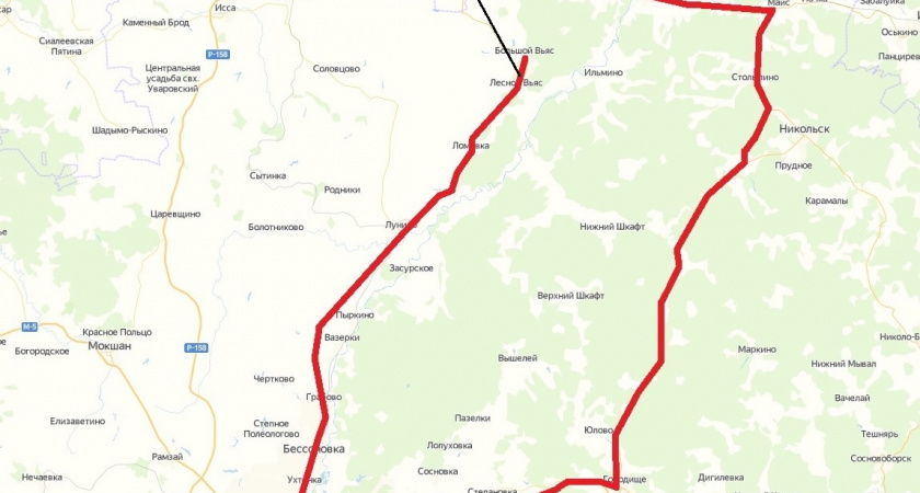 Опасный мост через Суру в Никольском районе закрыли на год