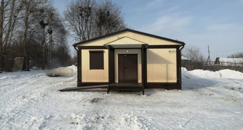 В селе Долгоруково Сердобского района установили новый ФАП 