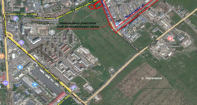 В микрорайоне Терновка в Пензе построят троллейбусную контактную сеть