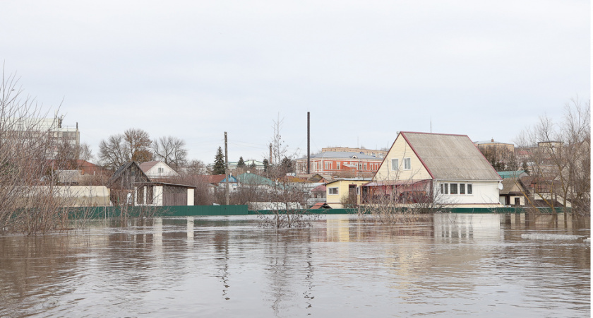 В Пензенской области во время паводка было подтоплено более 100 домов 