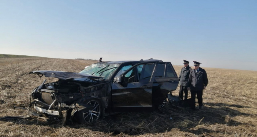 Водитель BMW X5 разбился утром на трассе в Мокшанском районе 