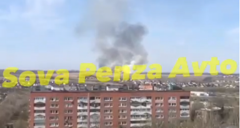 В Пензе сразу в нескольких районах произошли пожары