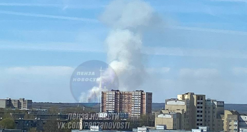 Из-за пожаров в Пензе объявили желтый уровень погодной опасности 