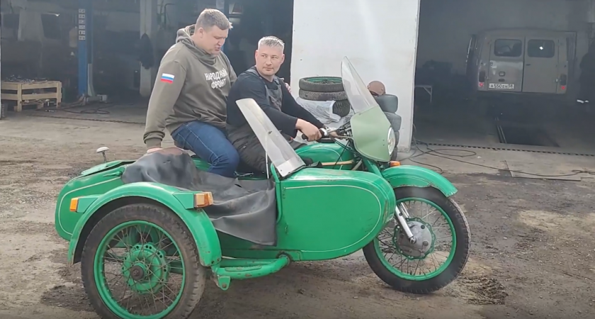 Пензенец Виктор Дмитриев отдал  бойцам СВО мотоцикл и УАЗик