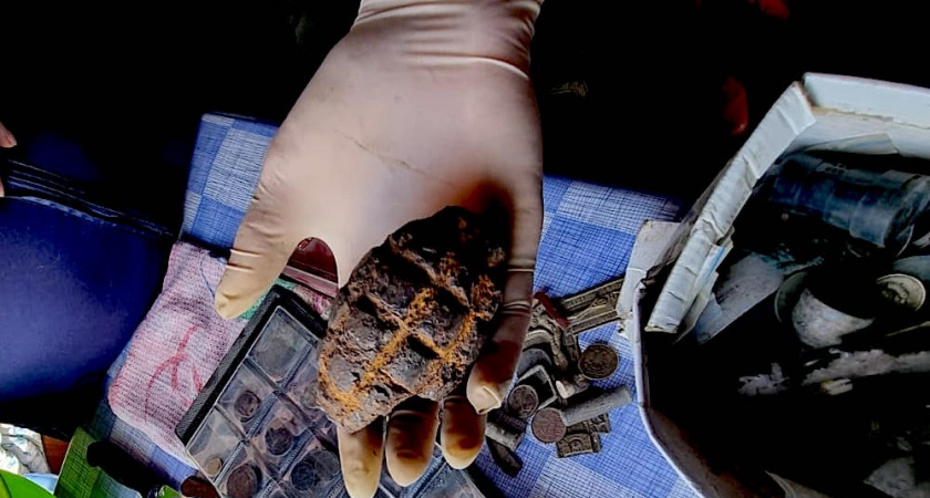 Пензенец во дворе своего дома нашел боевую противопехотную гранату Ф-1