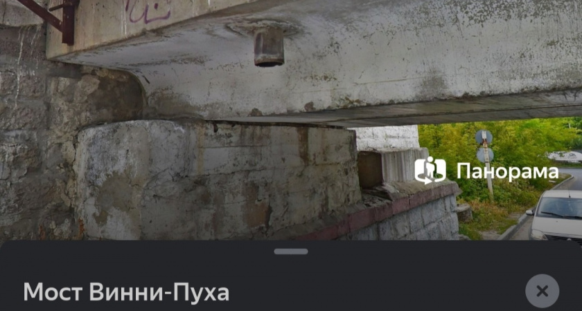Крылатое название моста "Винни Пуха" в Пензе занесли на "Яндекс карты" 