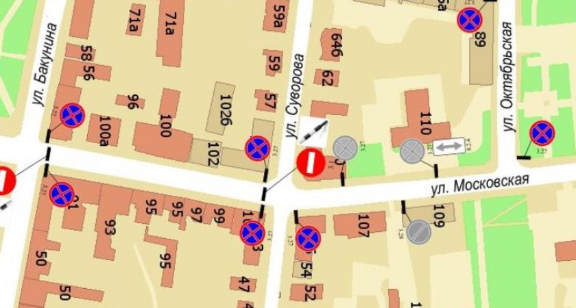 Мэрия предупредила водителей о перекрытии движения в центре Пензы 27 и 28 мая