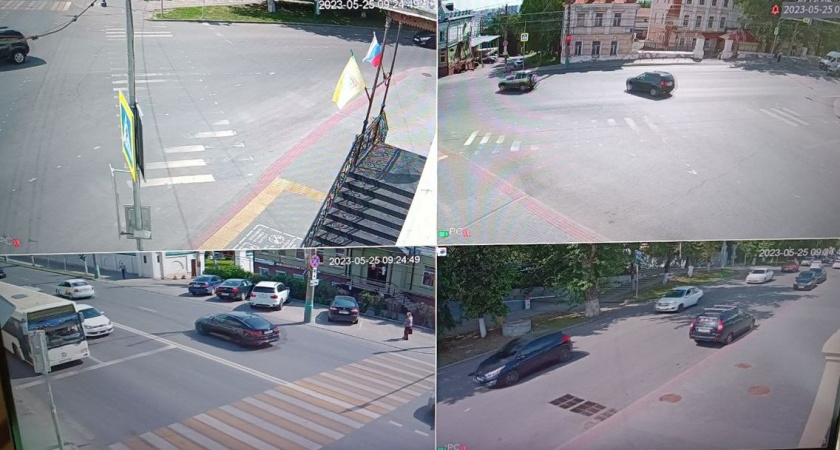Пензенских водителей предупредили о видеокамерах на перекрестке в центре города