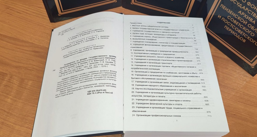 Издан путеводитель по фондам Госархива области советского и постсоветского периодов