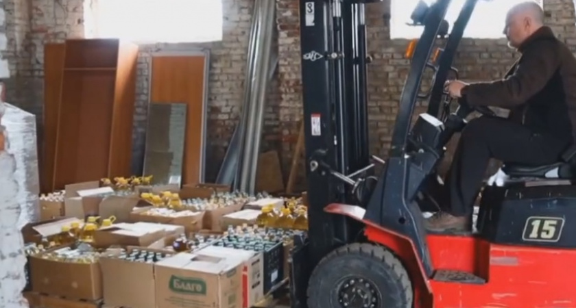 В Пензе отправили первый гуманитарный груз для жителей Белгородской области