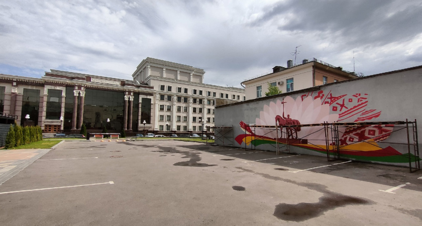 В Пензе напротив драмтеатра появится еще один стрит-арт, посвященный 360-летию города 