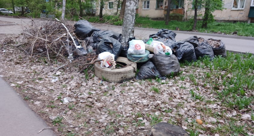 В Пензе пластиковый мусор вывозит на полигон предназначенный для этого мусоровоз