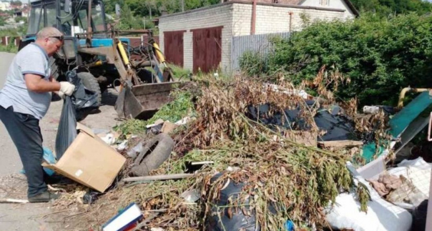 В районе "Самоварника" и из экопарка "Ласточкины горы" вывезли горы мусора 