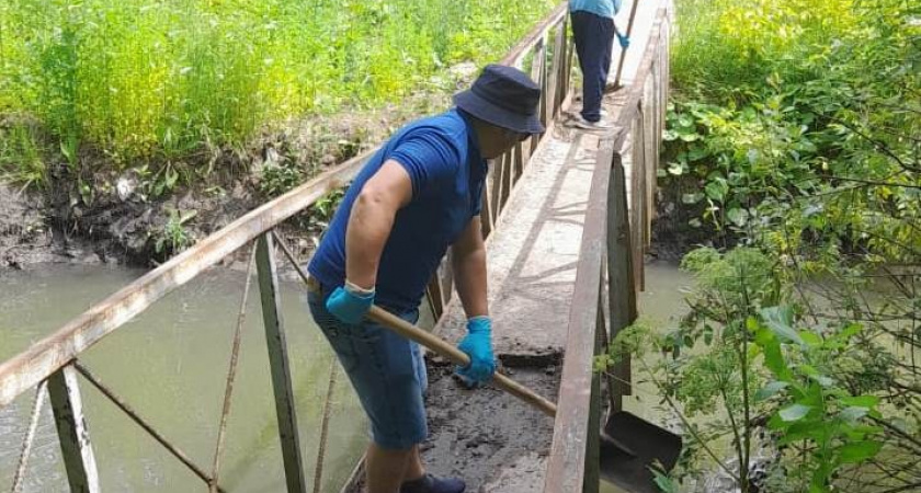 В Пензе ведутся работы по благоустройству Октябрьского района 