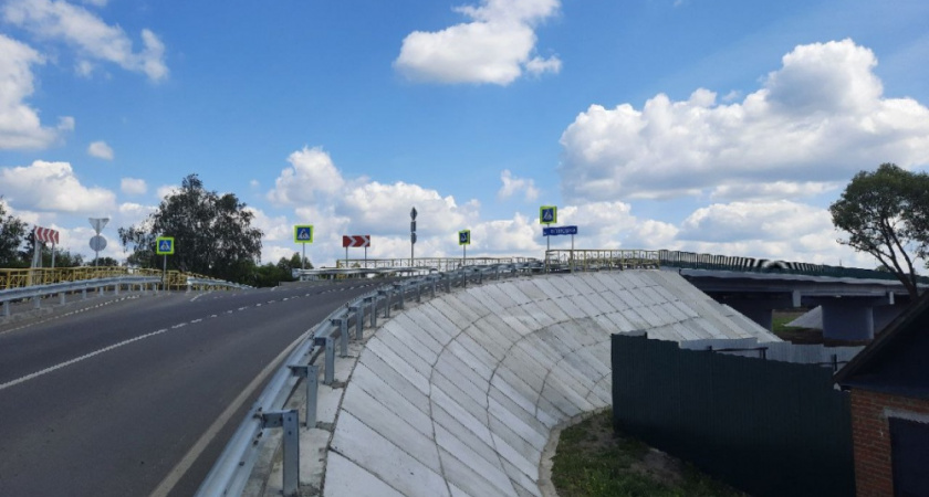 В Нижнеломовском районе завершили реконструкцию моста, протяженностью 86 метров 