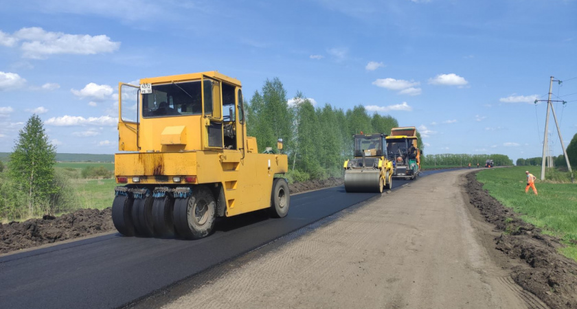 За 33 миллиона рублей отремонтировали дорогу в Сосновоборском районе по БКД 