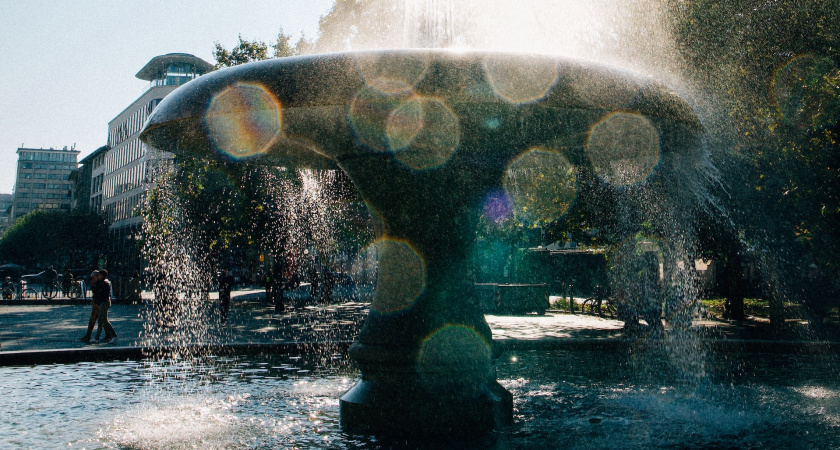 Жители Пензы призвали штрафовать купающихся в городском фонтане людей