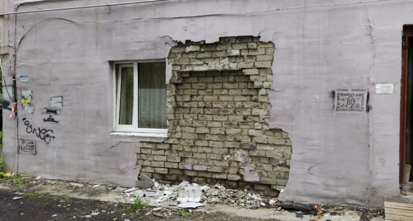 В Пензе пожаловались на разрушающийся дом по улице Ударная, 39