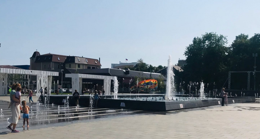 В День ВДВ в Пензе исчезла вода из фонтана на Московской 