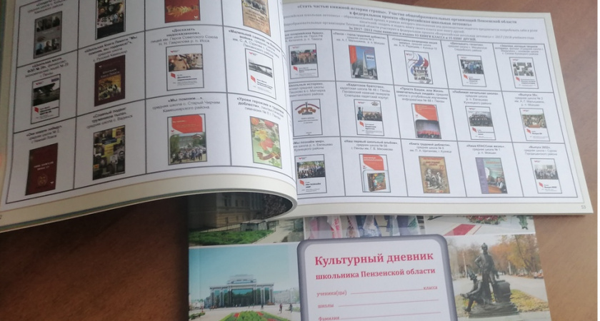 59 469 экземпляров «Культурного дневника школьника Пензенской области» получили школьники