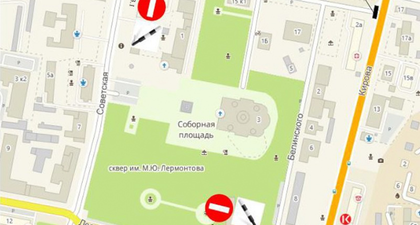 В воскресенье в центре Пензы из-за празднования "Спаса" перекроют движение транспорта 