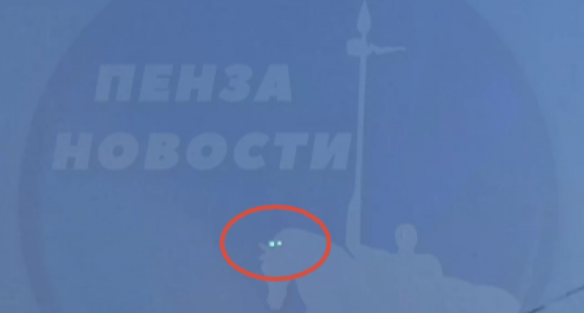 Пензенцы заметили дрон в районе ТЦ «Высшая Лига»