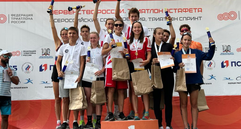 Триатлонисты из Пензы заняли второе место в первенстве России в Липецке 