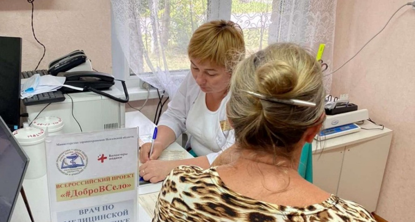 В рамках проекта "#ДоброВСело" медики посетили село Пыркино Бессоновского района