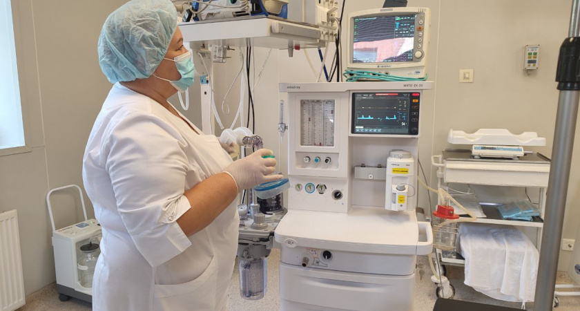 В родильный дом Кузнецкой больницы пришел наркозно-дыхательный аппарат, стоимостью 3 миллиона рублей