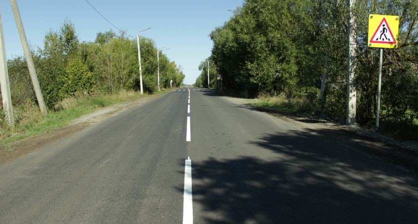В Пензенском районе дорогу Пенза - Кондоль отремонтировали по БКД 