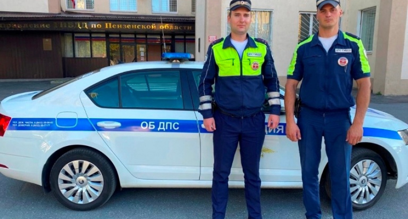 Пензенские Госавтоинспекторы помогли 18-летней девушке, которая могла упасть с Сурского моста