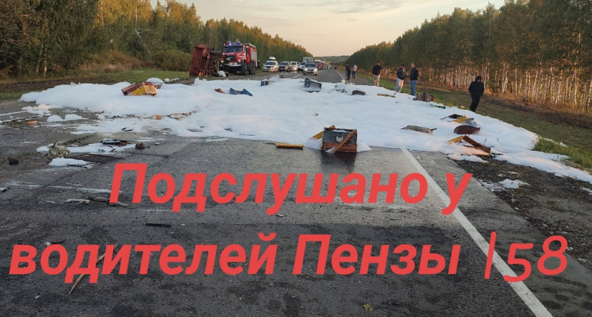 На трассе Пенза-Саратов произошло страшное ДТП, в котором погибли мужчина и женщина