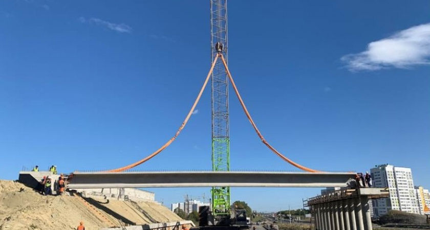 Продолжаются работы по строительству транспортной развязки в Арбеково