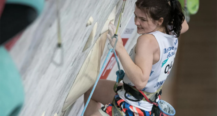 Пензенская скалолазка Вероника Лисицкая взяла серебро на Первенстве России в олимпийском двоеборье