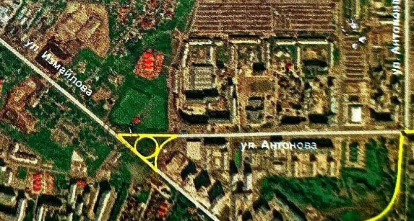 В Пензе на перекрестке Измайлова и Антонова построят кольцевую развязку 