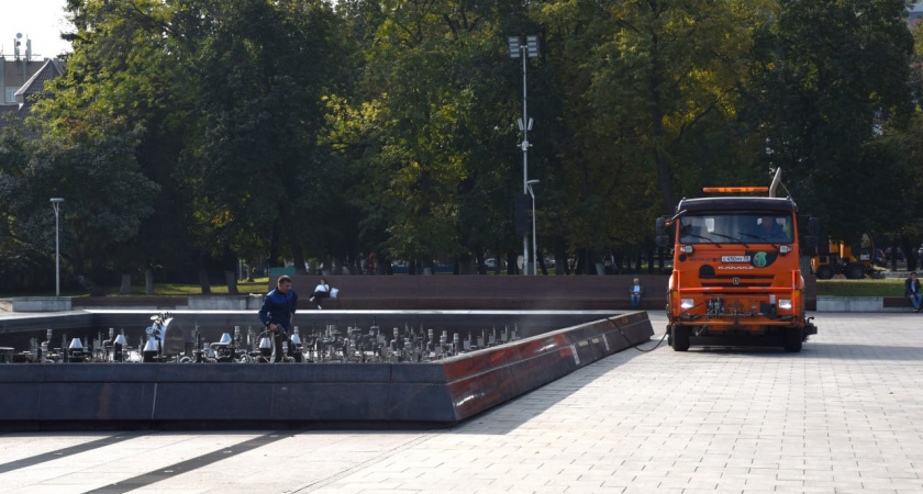 Пензенский фонтан на Московской готовят к консервации 