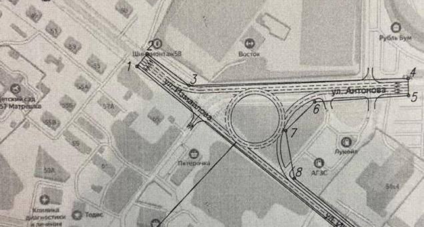 В Пензе нашли подрядчика, который будет строить развязку на перекрестке Антонова и Измайлова