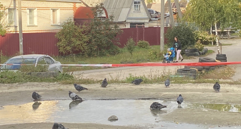 В Пензе на улице Терновского четыре месяца не могут починить прорыв трубопровода 