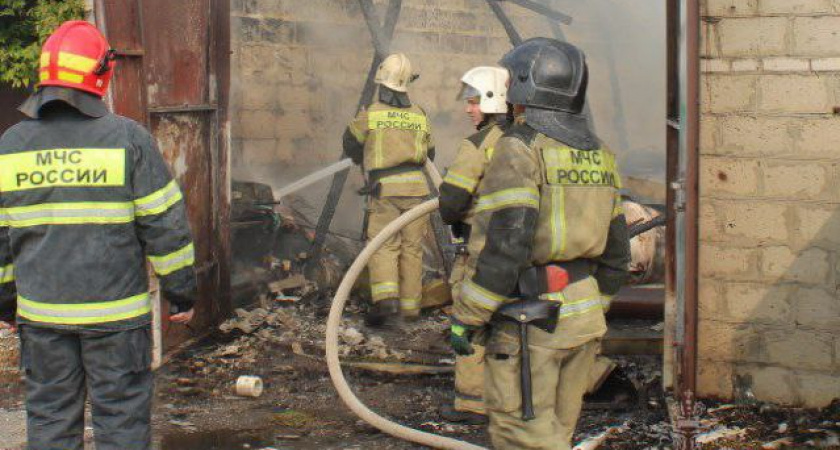 Пожар в Бессоновском районе тушили 5 человек