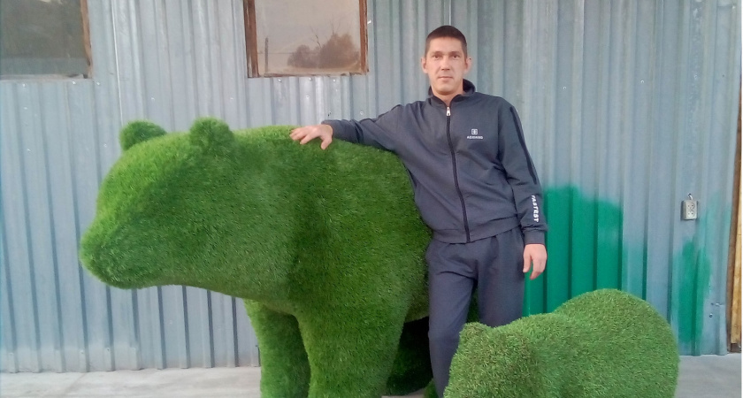 Пензенец хочет подарить городу зеленых медведей для установки их в районе Гидростроя 