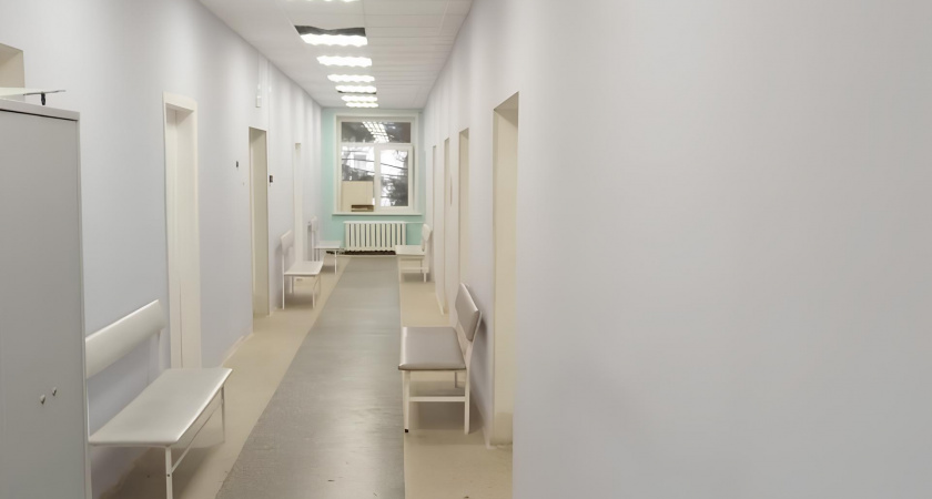 В поликлинике № 8 Пензы отремонтировали кабинеты, заменили освещение и покрасили стены