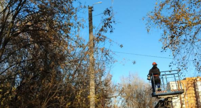 В микрорайоне Заря были установлены 111 объектов наружного освещения