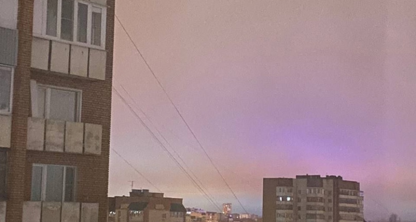 В ночном небе над Пензой наблюдали "полярное сияние"