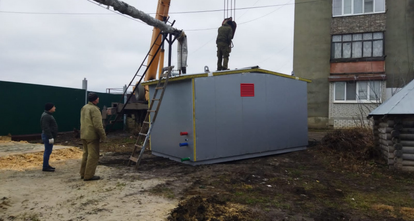 В Кузнецке была установлена первая модульная котельная