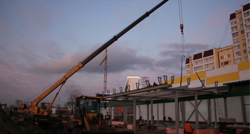 Александр Гришаев проверил, как идет строительство ФОка и транспортно-пересадочный узел в Терновке