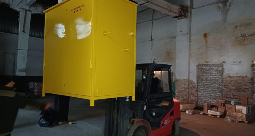 Для школьной котельной Токмака пензенцы отправили газорегуляторный пункт