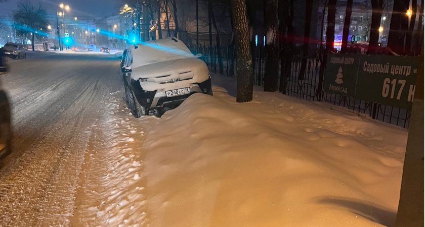 Пензенцам рассказали, когда будет почищены от снега парковка и дорожка у аллеи на Ленинградской