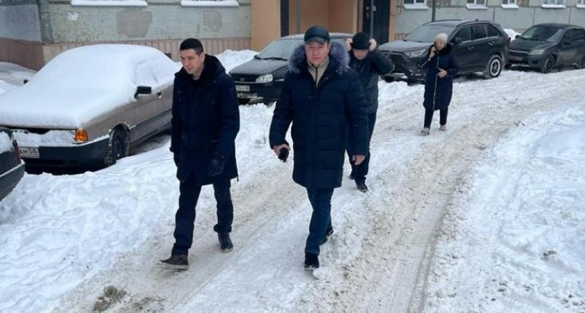 Замглавы администрации Пензы Ярослав Щигорев проверил очистку улиц от снега после циклона "Вани"