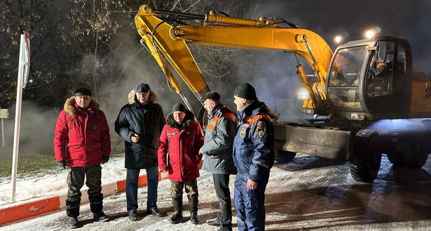 Басенко проверил ход аварийно-восстановительных работ на тепломагистрали в Пензе