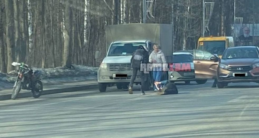 В Первомайском районе около «Дизель-Арены» в Пензе сбили мотоциклиста